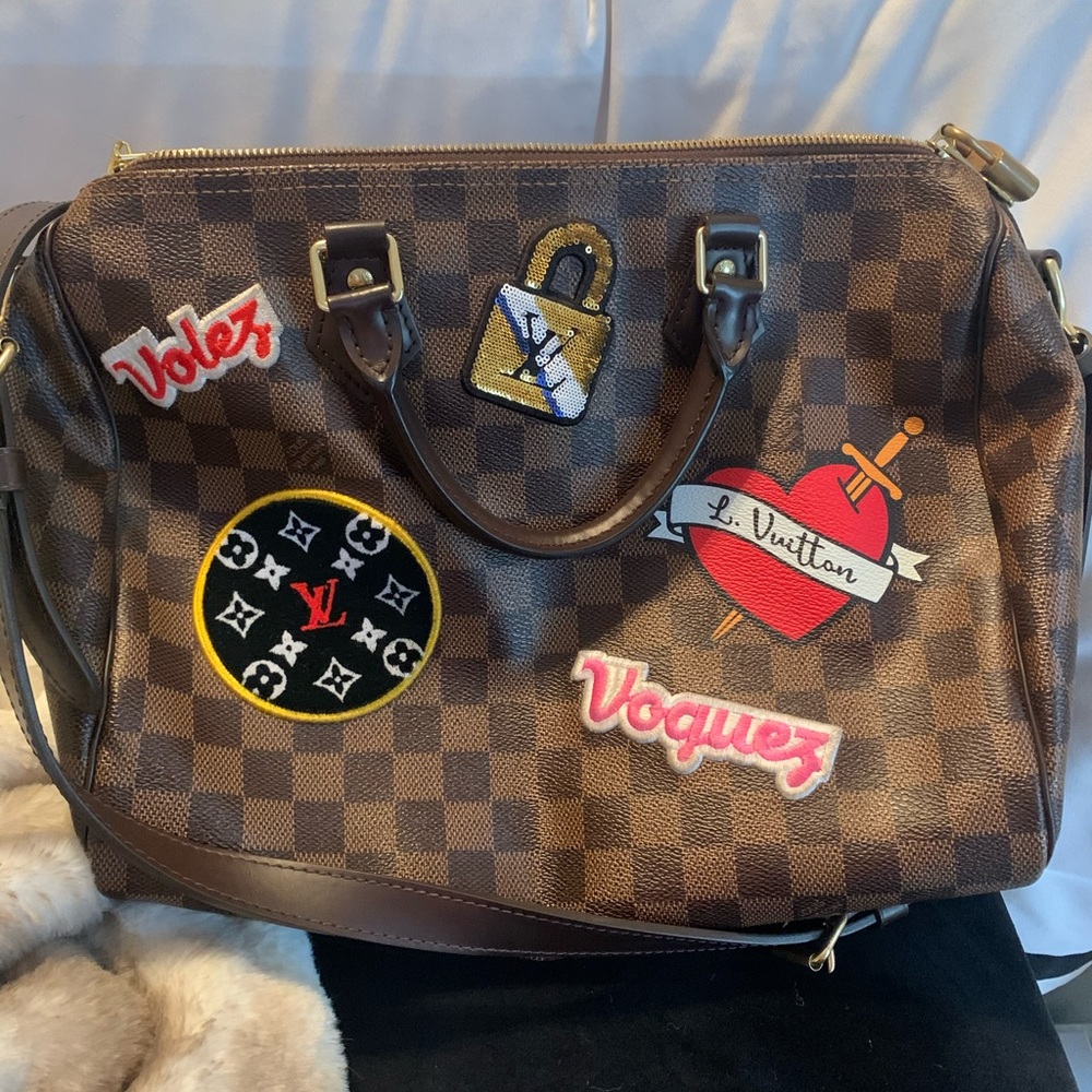 Louis Vuitton Pre-owned Patches Speedy Bandouliere